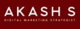 A professional logo of akash digital marketing strategist in kuwait